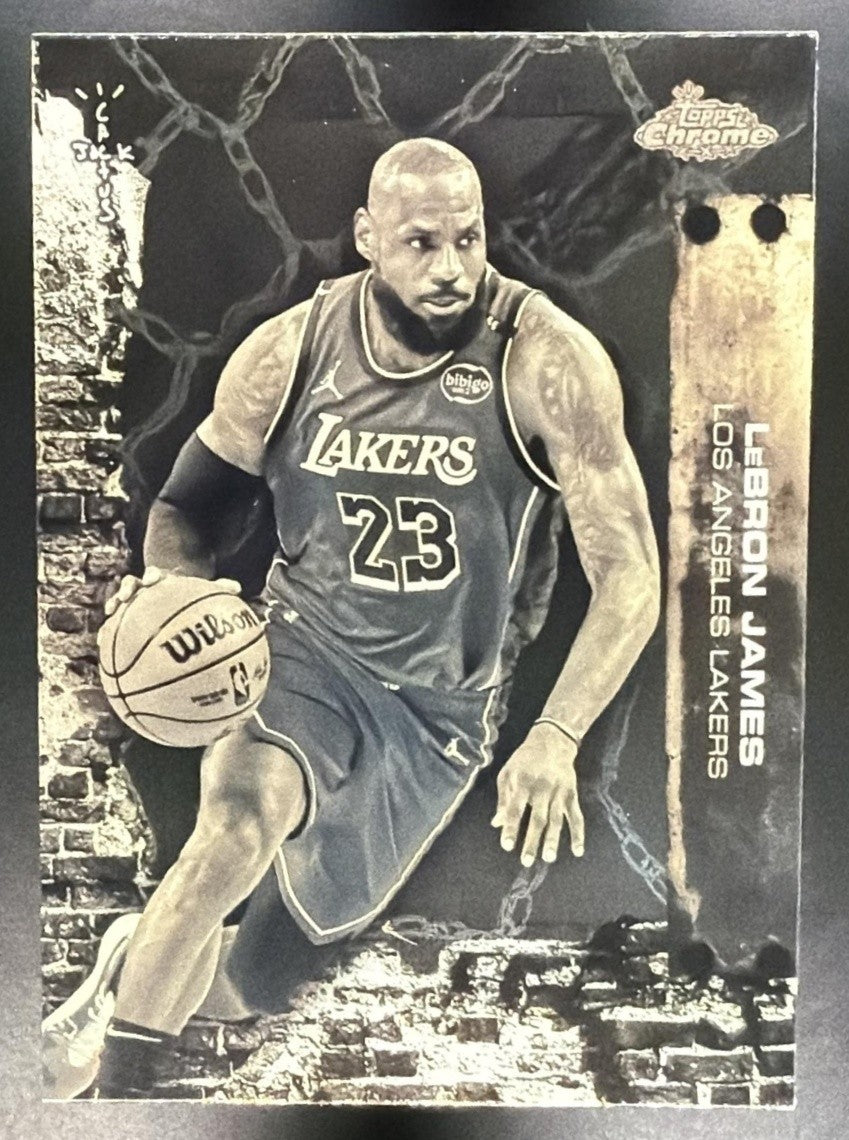 LEBRON JAMES 2025-26 TOPPS CHROME X CACTUS JACK #46 LAKERS