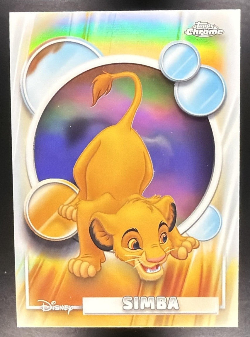 SIMBA 2026 TOPPS CHROME DISNEY #162 REFRACTOR THE LION KING