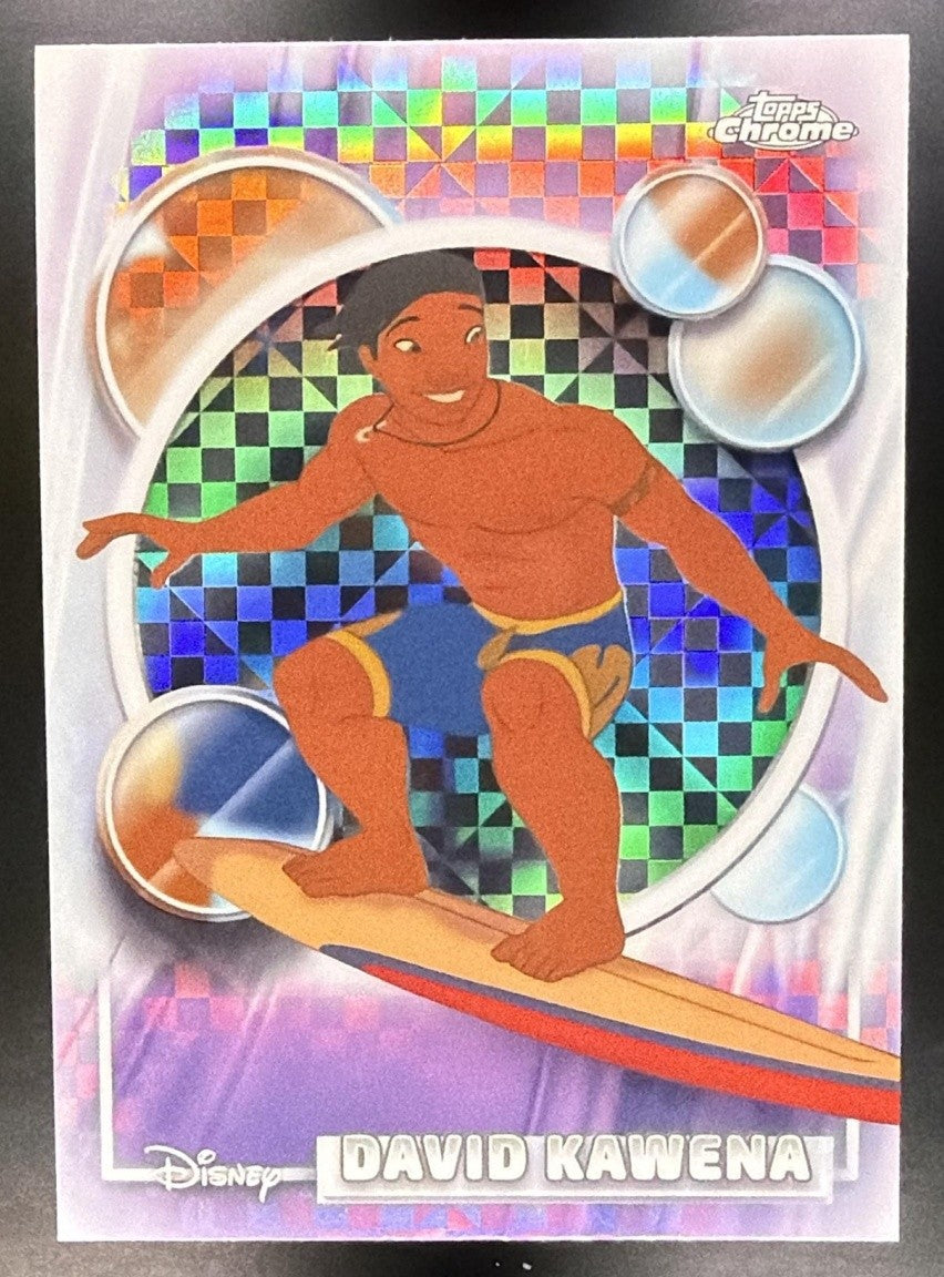 DAVID KAWENA 2026 TOPPS CHROME DISNEY #152 X-FRACTOR LILO & STITCH