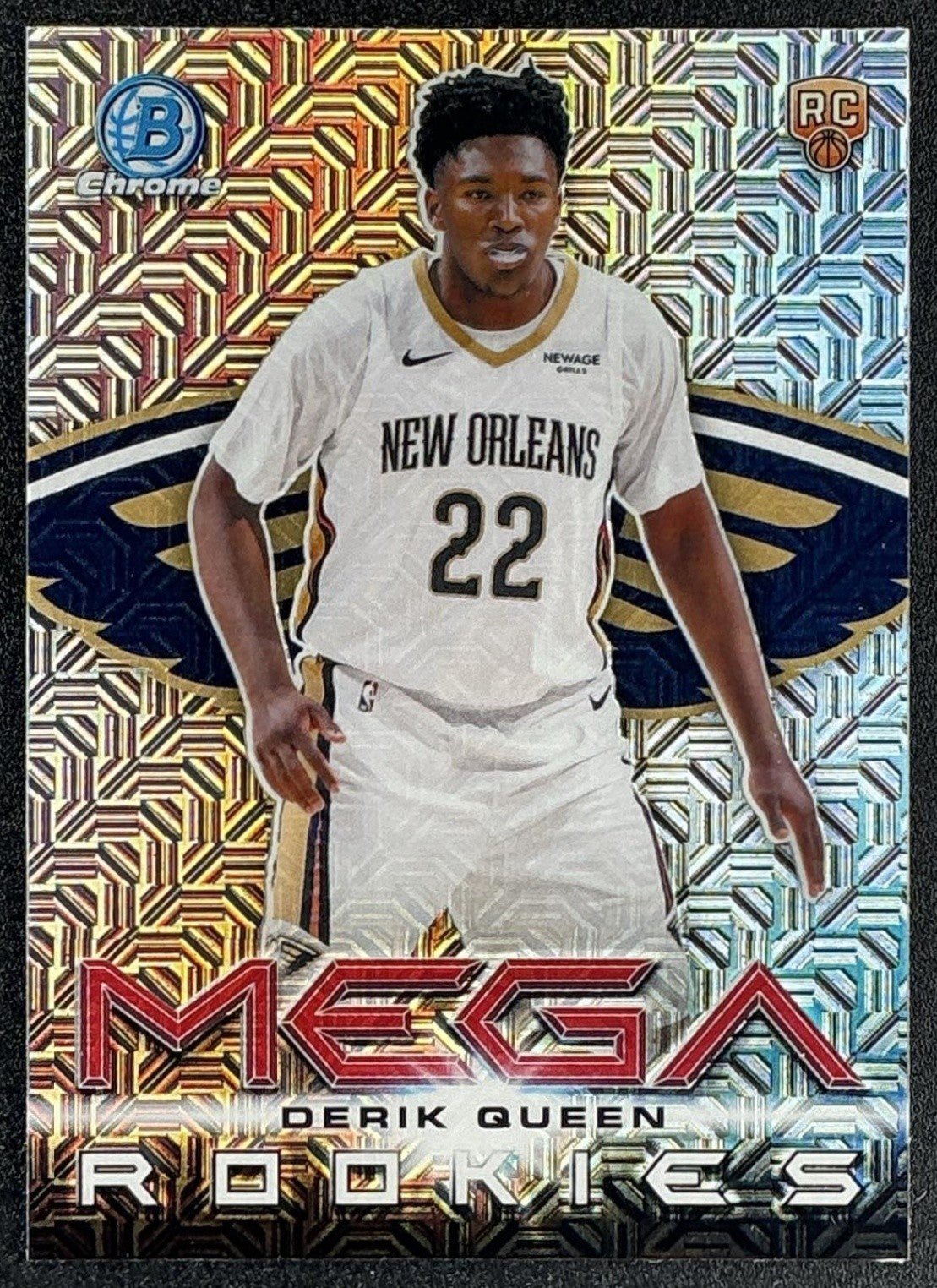 DERIK QUEEN 2025-26 BOWMAN #MR-13 MEGA ROOKIES RC PELICANS