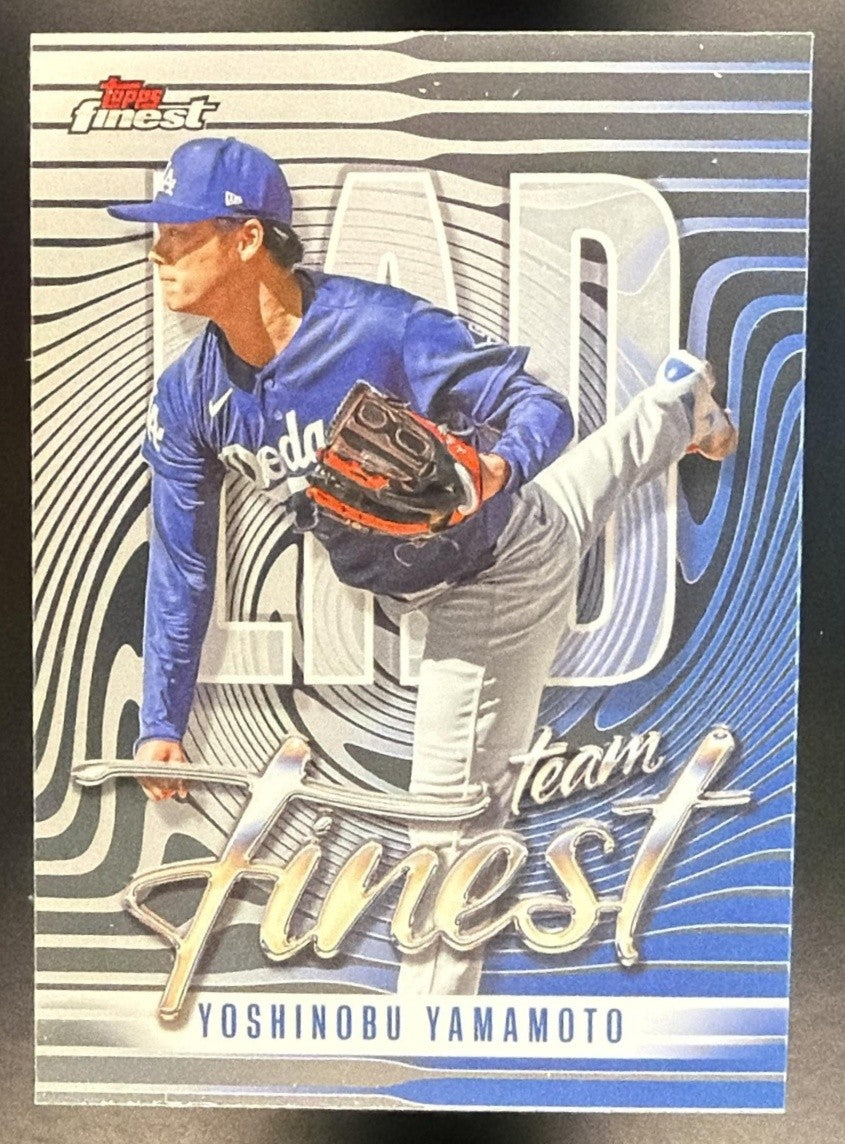 YOSHINOBU YAMAMOTO 2026 TOPPS FINEST #TF-3 TEAM DODGERS