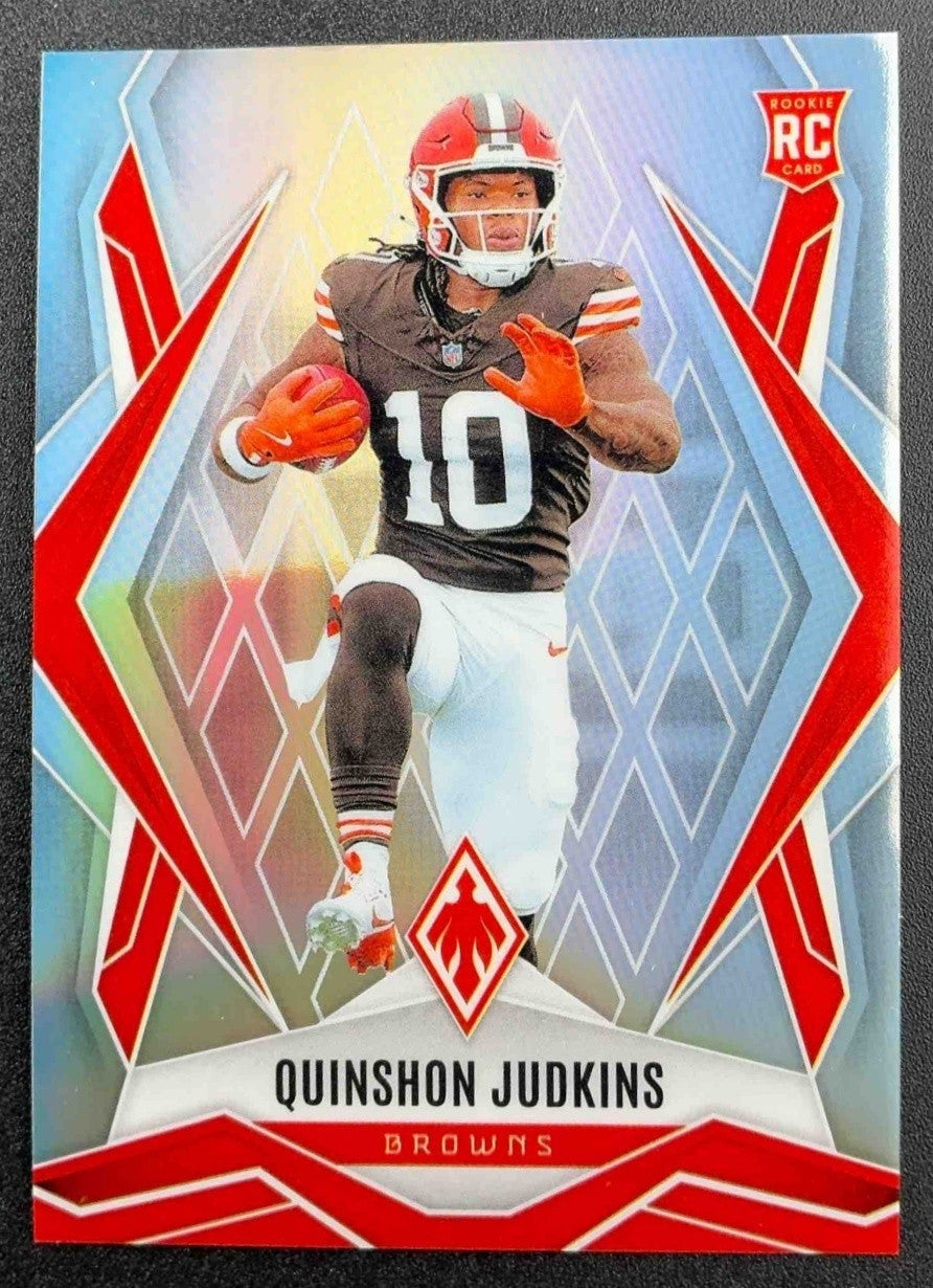 QUINSHON JUDKINS 2025 PANINI PHOENIX #191 SILVER RC BROWNS