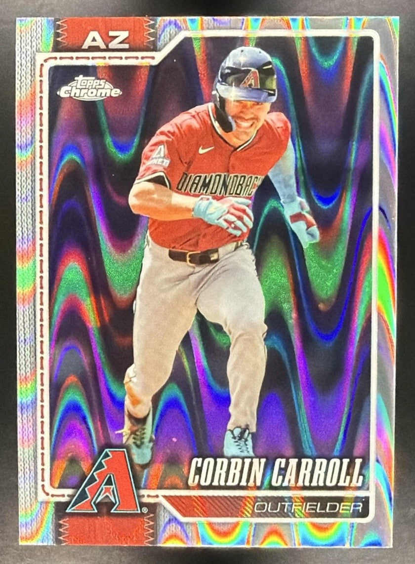 CORBIN CARROLL 2026 TOPPS CHROME #83 RAYWAVE REFRACTOR DIAMONDBACKS