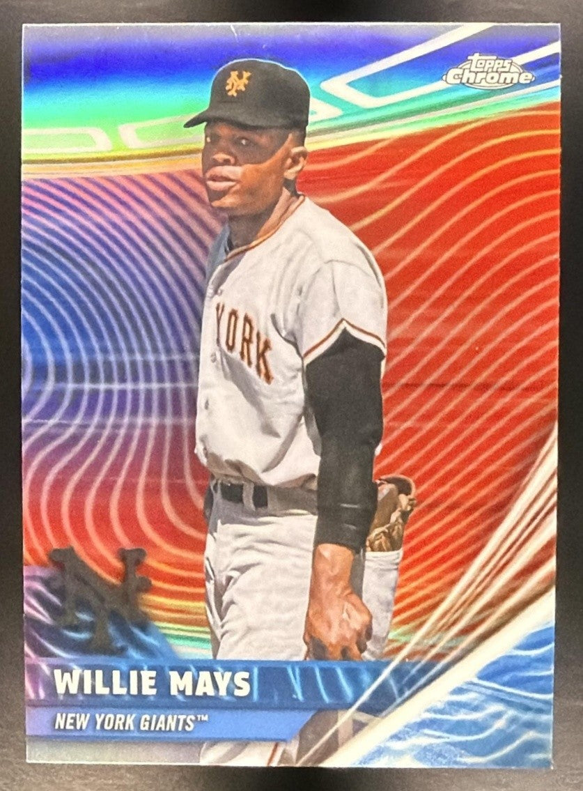 WILLIE MAYS 2026 TOPPS CHROME #RVA-5 RIVALS AWAY
