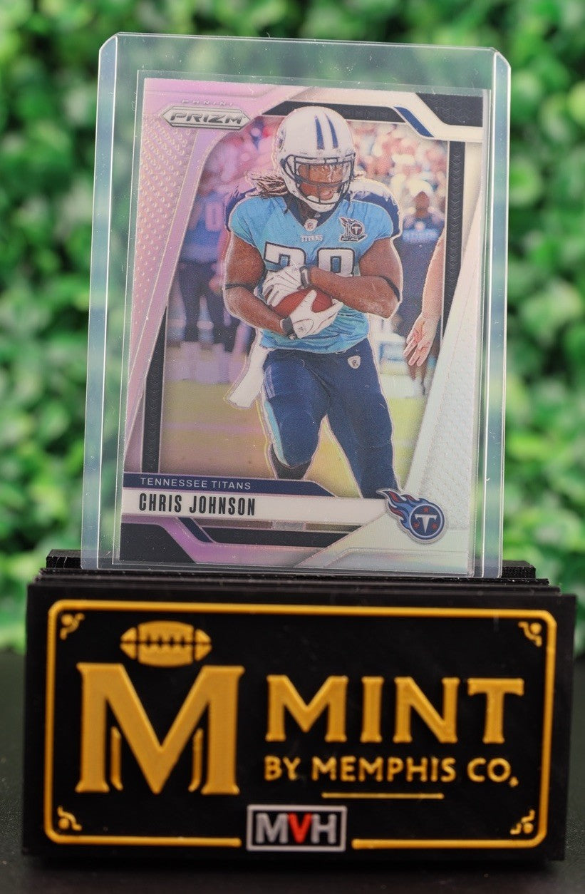 CHRIS JOHNSON 2024 PRIZM SILVER PRIZM #284 TITANS