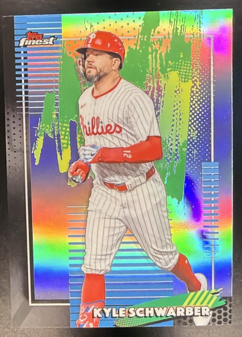 KYLE SCHWARBER 2026 TOPPS FINEST #91 REFRACTOR PHILLIES