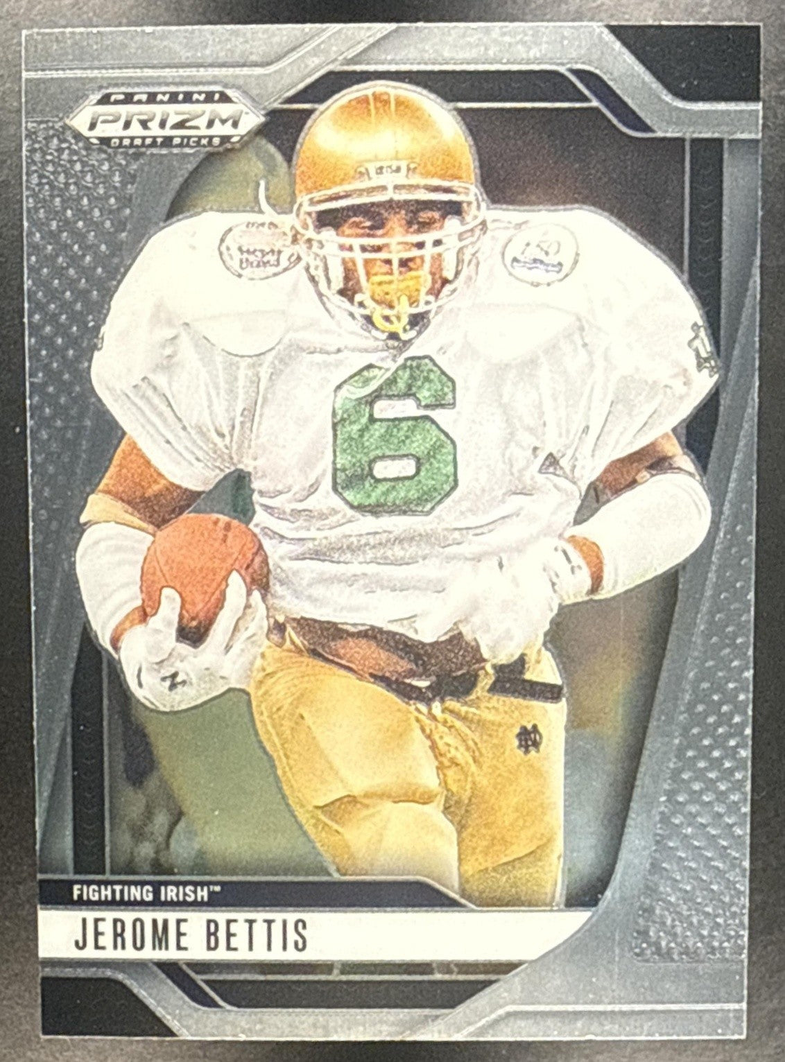 JEROME BETTIS 2025 PANINI PRIZM DRAFT PICKS #185 FIGHTING IRISH