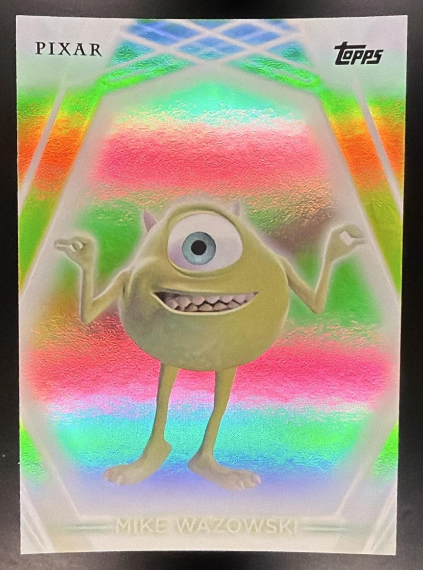 MIKE WAZOWSKI 2026 TOPPS DISNEY NEON #119 RAINBOW FOIL MONSTERS, INC.