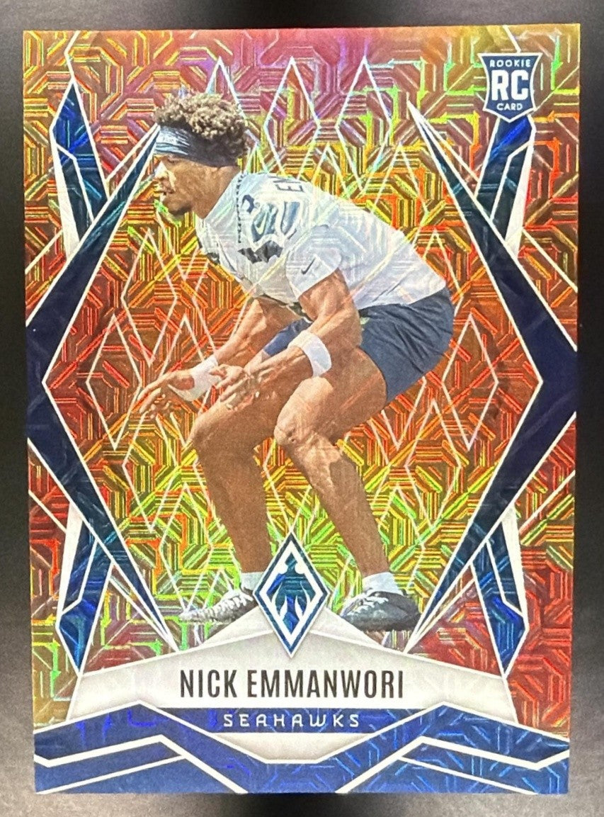2025 Panini Phoenix Factory Set Nick Emmanwori #245 Rookies Fireburst /350 RC
