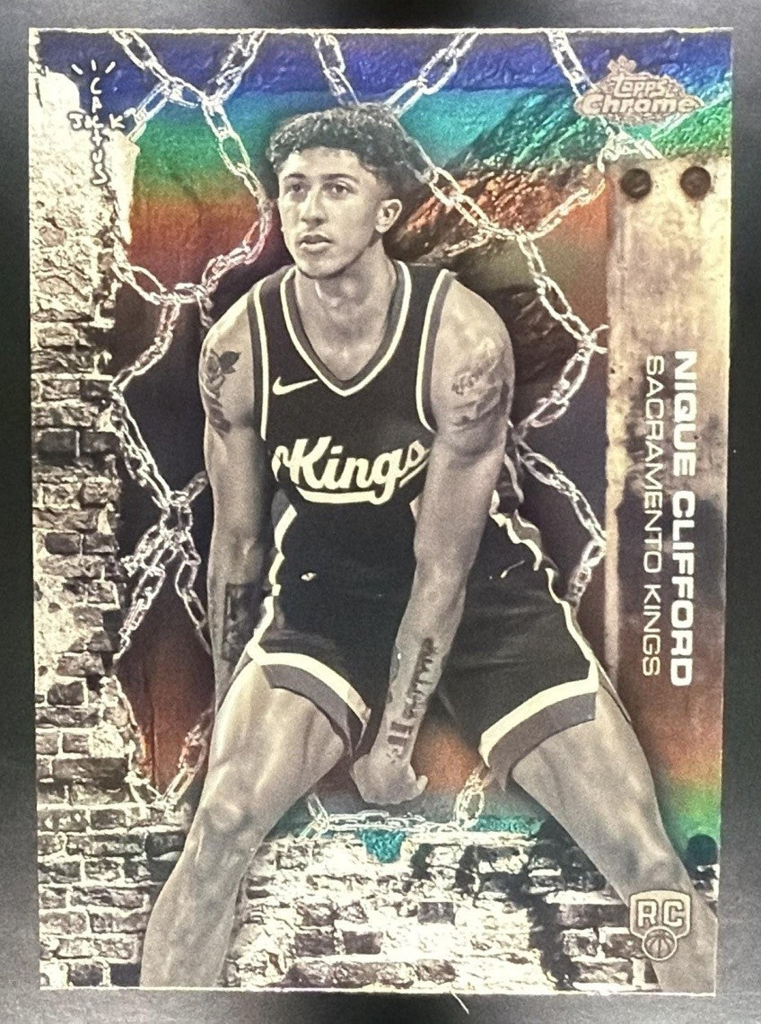 NIQUE CLIFFORD 2025-26 TOPPS CHROME X CACTUS JACK #84 REFRACTOR RC KINGS