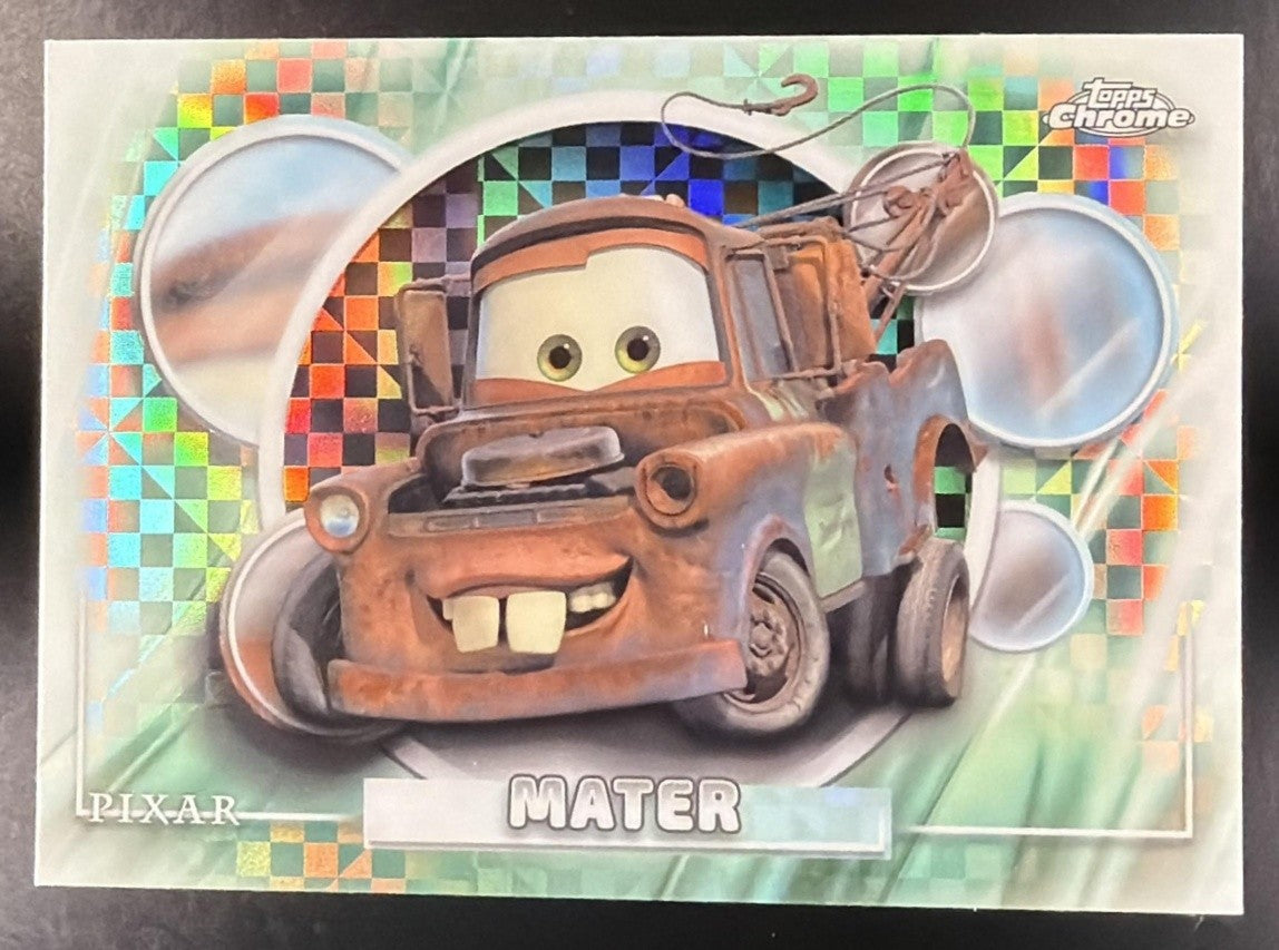 MATER 2026 TOPPS CHROME DISNEY #21 X-FRACTOR CARS