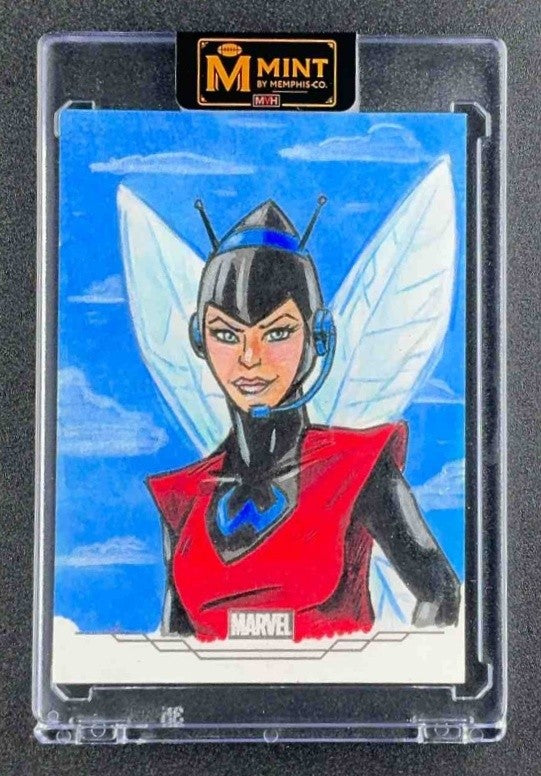 2026 TOPPS MARVEL BROOKLYN COLLECTION RYAN FINLEY SKETCH AUTO 1/1 THE WASP SSP
