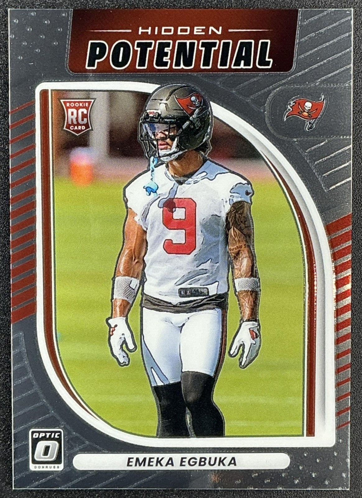 EMEKA EGBUKA 2025 PANINI DONRUSS OPTIC #15 HIDDEN POTENTIAL RC BUCCANEERS