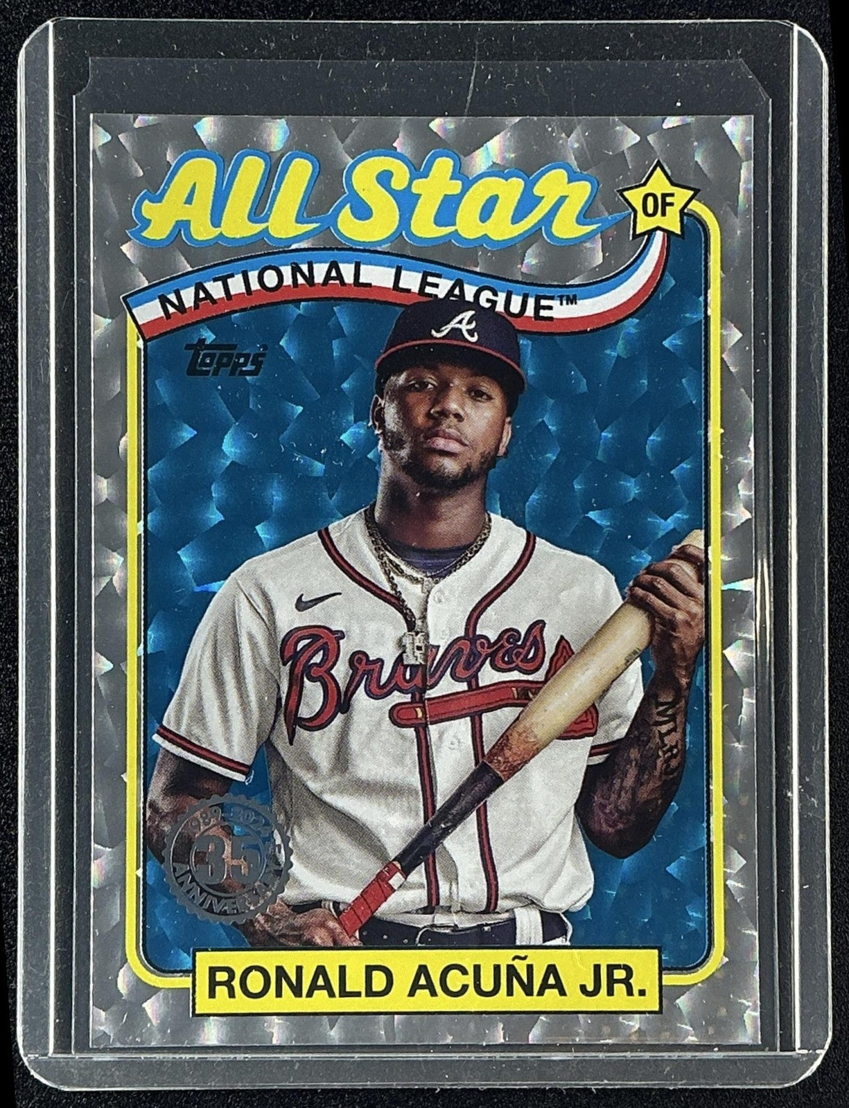 2024 Topps Ronald Acuna Jr. 1989 Baseball 35th Anniversary All Stars Foil