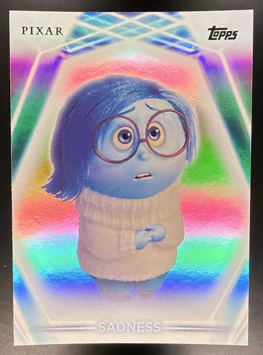 SADNESS 2026 TOPPS DISNEY NEON #166 RAINBOW FOIL INSIDE OUT