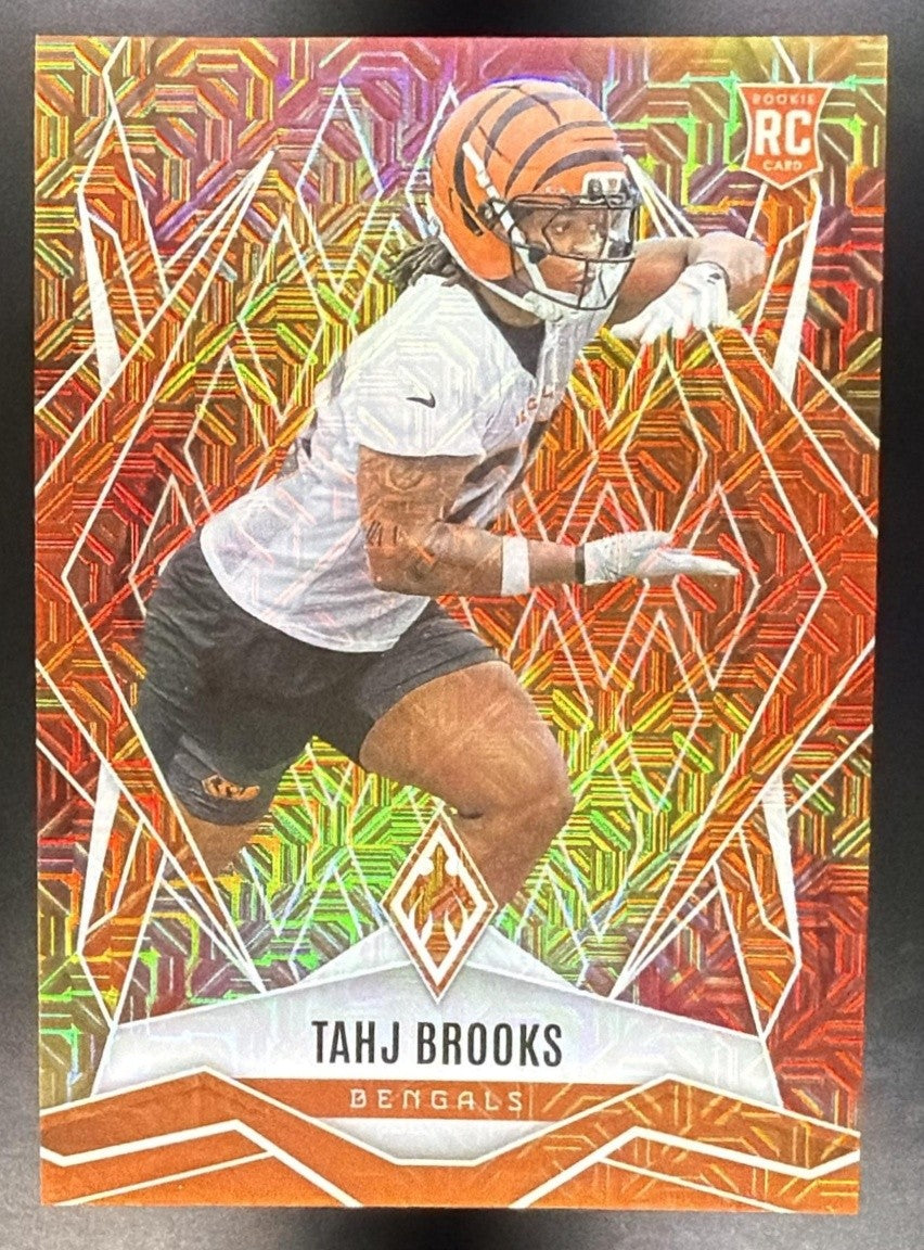 2025 Panini Phoenix Factory Set Tahj Brooks #244 Rookies Fireburst /350 RC