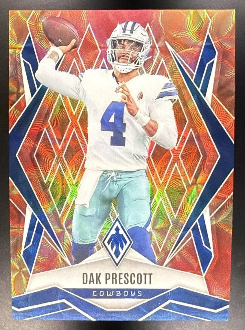 DAK PRESCOTT 2025 PANINI PHOENIX FACTORY SET #29 FIREBURST 93/350 COWBOYS