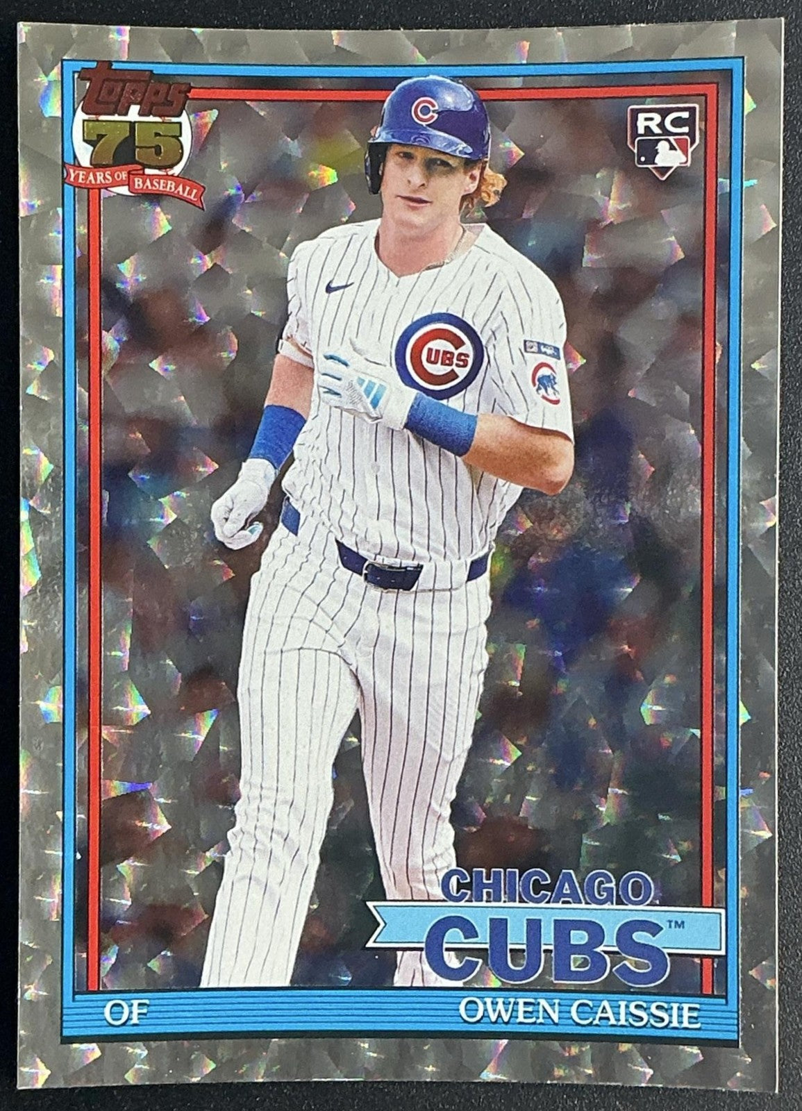 OWEN CAISSIE 2026 TOPPS SERIES 1 #T91-10 1991 CRACKLE FOIL RC CUBS