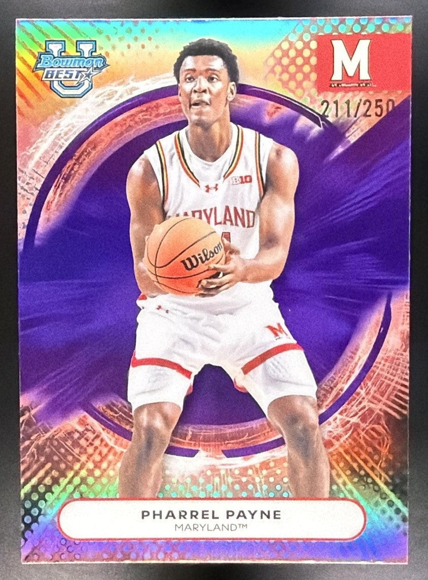 2025 Bowman Best University Pharrel Payne #72 Purple Refractor /250