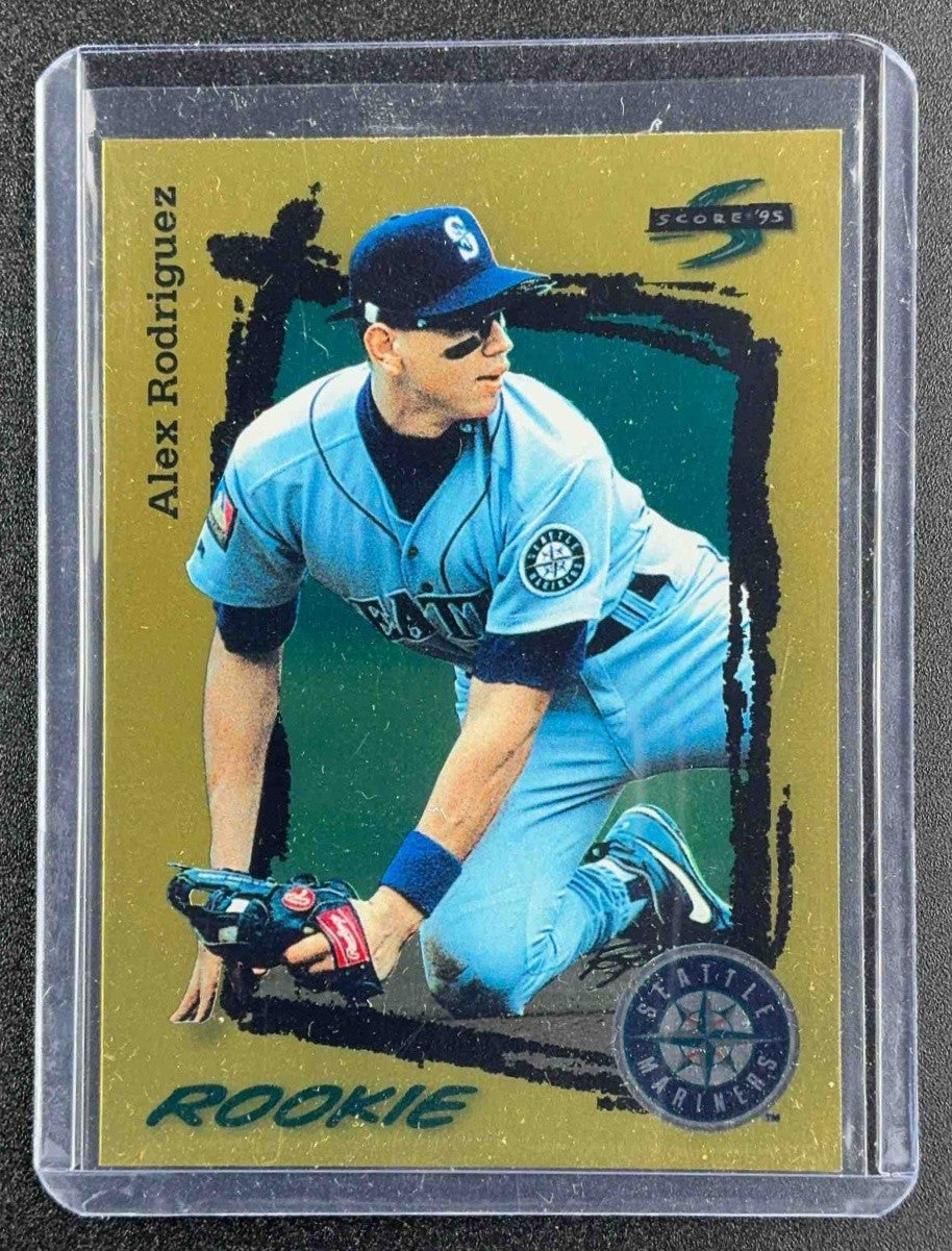ALEX RODRIGUEZ 1995 SCORE #312 GOLD RUSH RC MARINERS