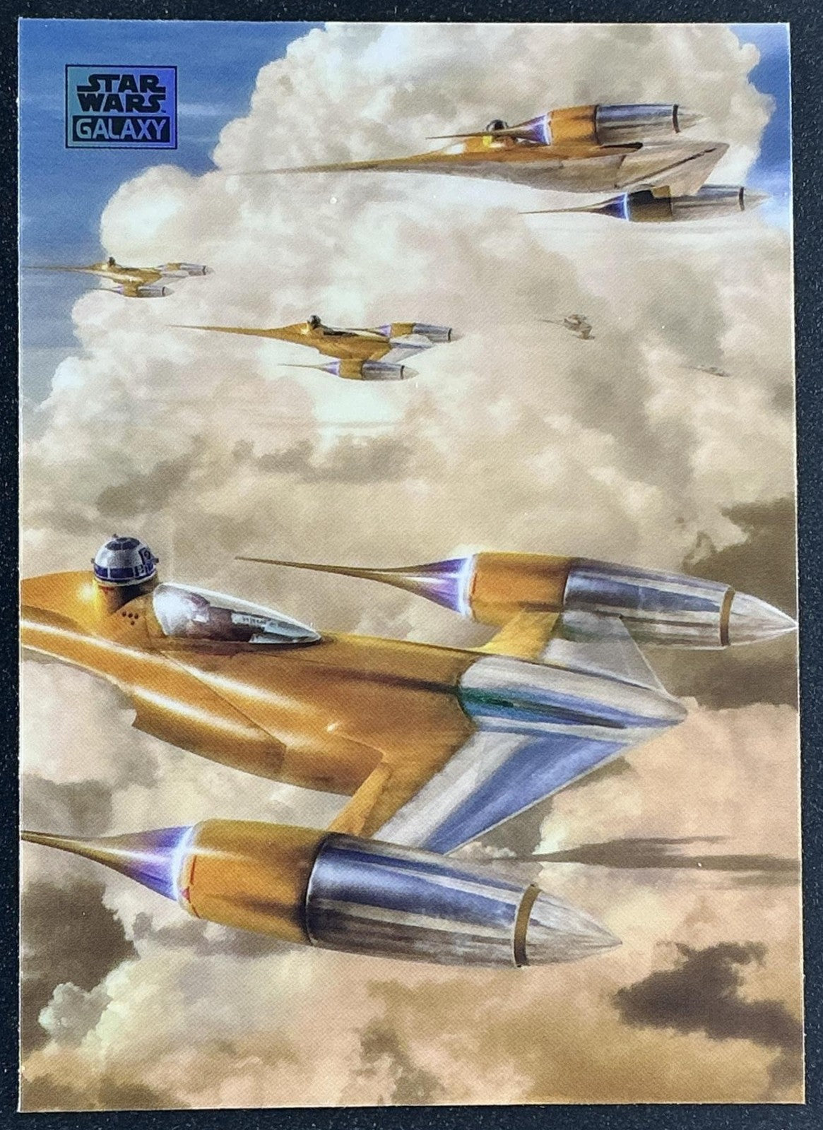 N-1 STARFIGHTERS 2025 TOPPS CHROME STAR WARS GALAXY #79 REFRACTOR