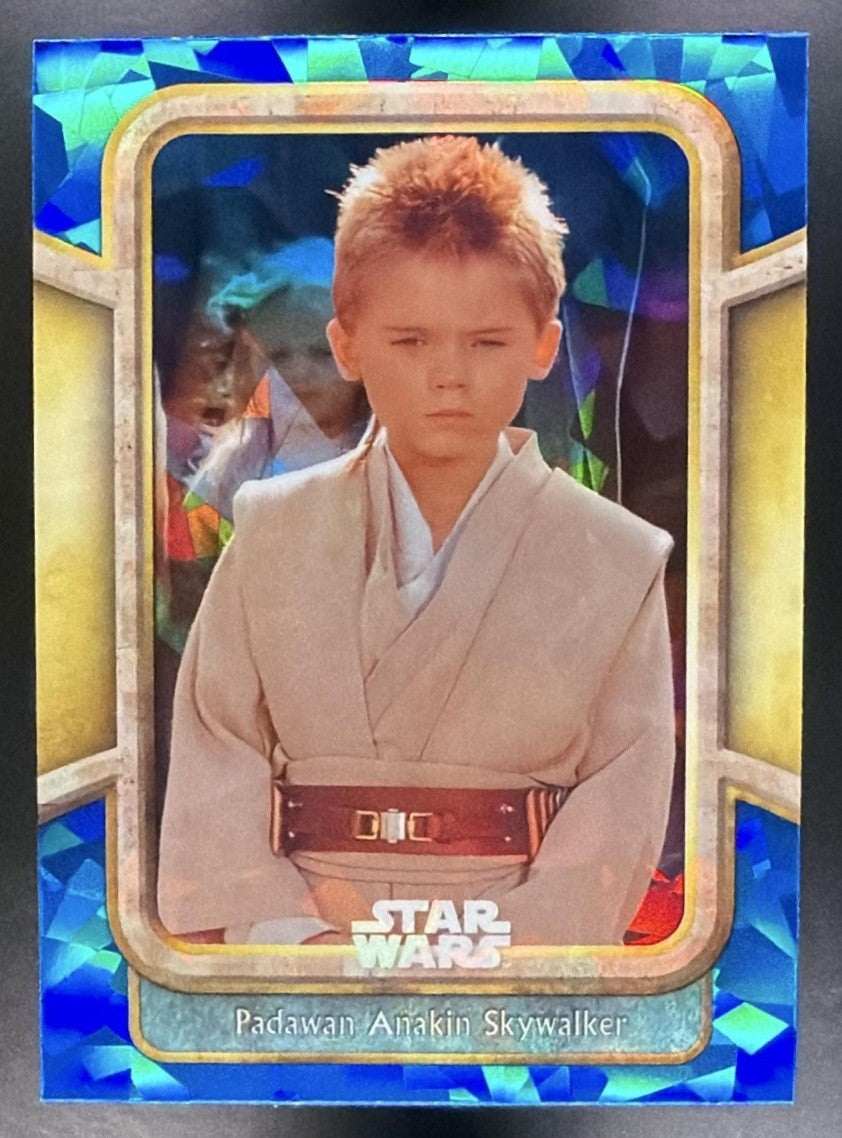 2024 Topps Chrome Sapphire Star Wars Padawan Anakin Skywalker #99