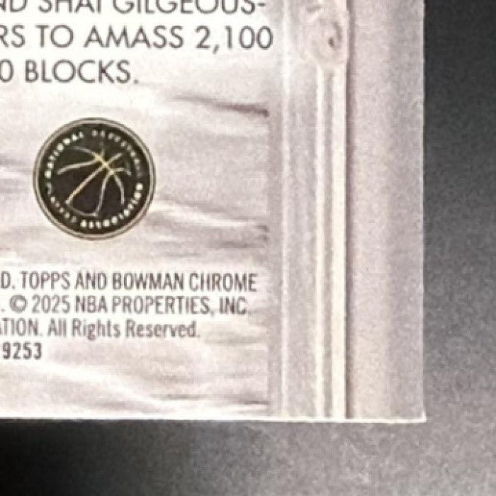 ANTHONY EDWARDS 2025-26 BOWMAN #HS-14 CHROME HOBBY STARS TIMBERWOLVES
