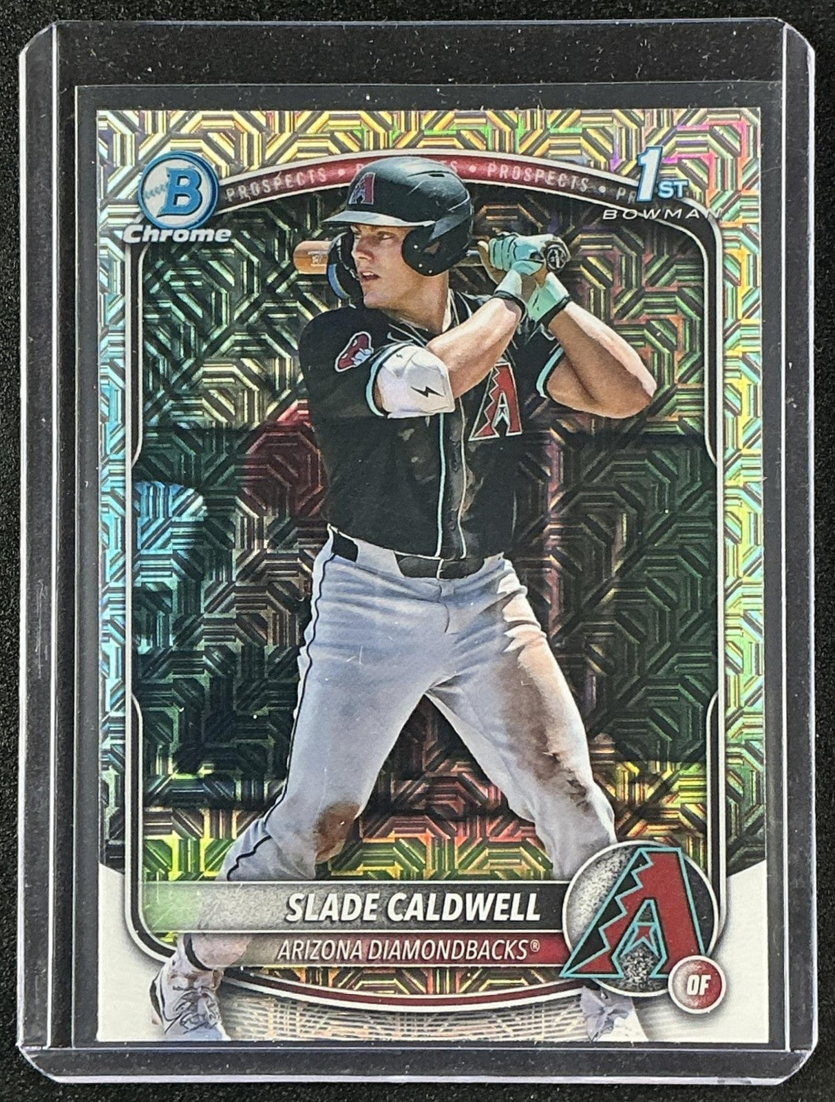 2025 Bowman Slade Caldwell #BCP-21 Chrome Mega Box Refractor 1st Prospect