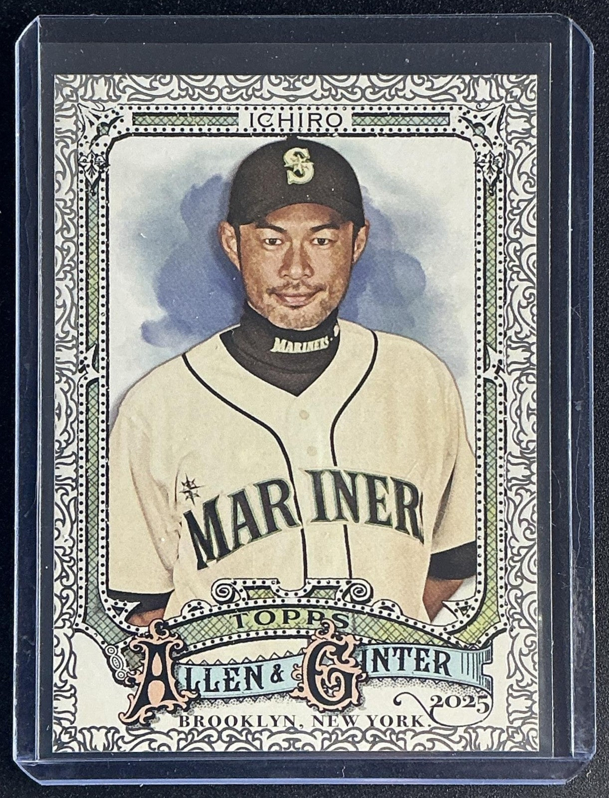 ICHIRO 2025 TOPPS ALLEN & GINTER #20 FOIL FILIGREE MARINERS