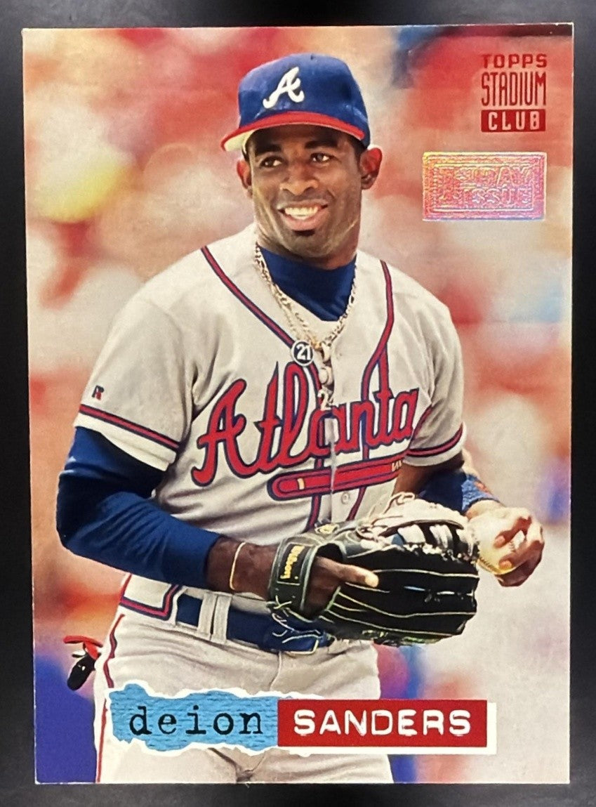 DEION SANDERS 1994 TOPPS STADIUM CLUB #472 FIRST DAY ISSUE BRAVES