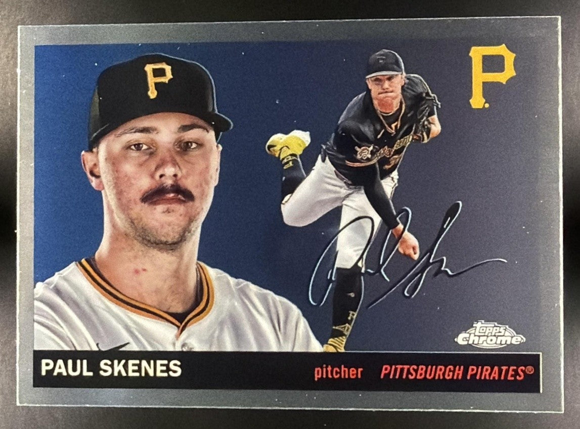 PAUL SKENES 2025 TOPPS CHROME PLATINUM ANNIVERSARY #197 PIRATES