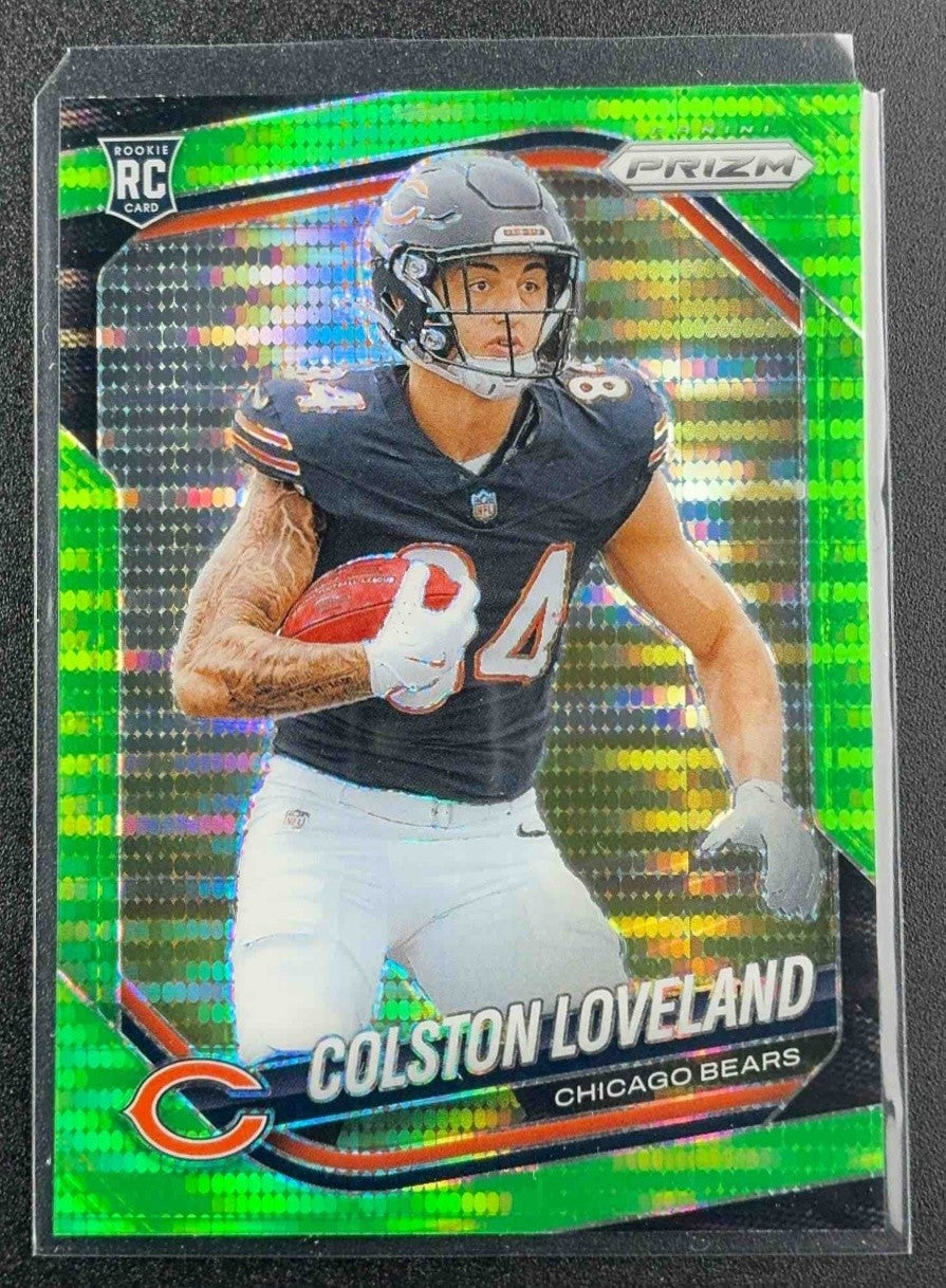 COLSTON LOVELAND 2025 PANINI PRIZM #319 NEON GREEN PULSAR RC BEARS