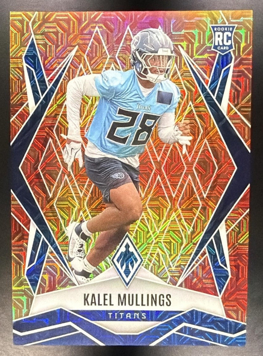 2025 Panini Phoenix Factory Set Kalel Mullings #205 Rookies Fireburst /350 RC