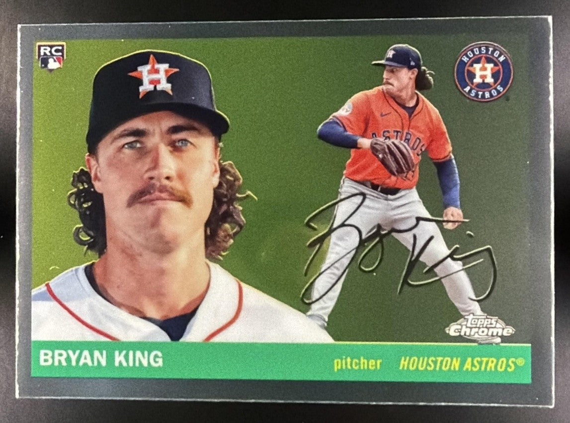 BRYAN KING 2025 TOPPS CHROME PLATINUM ANNIVERSARY #380 RC ASTROS