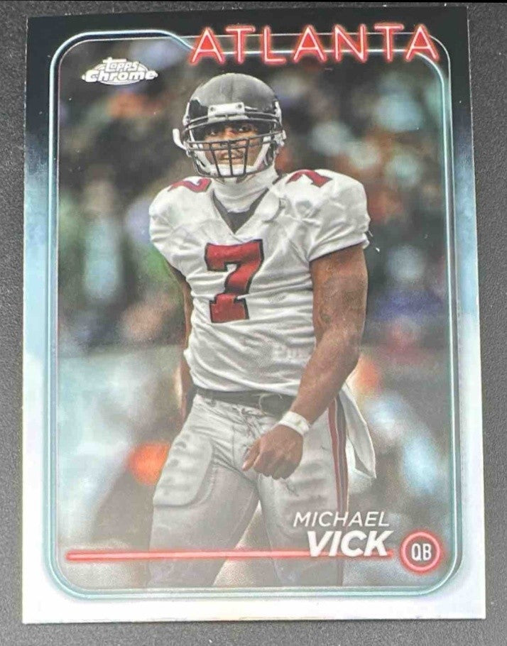 MICHAEL VICK 2024 TOPPS CHROME #2 REFRACTOR FALCONS