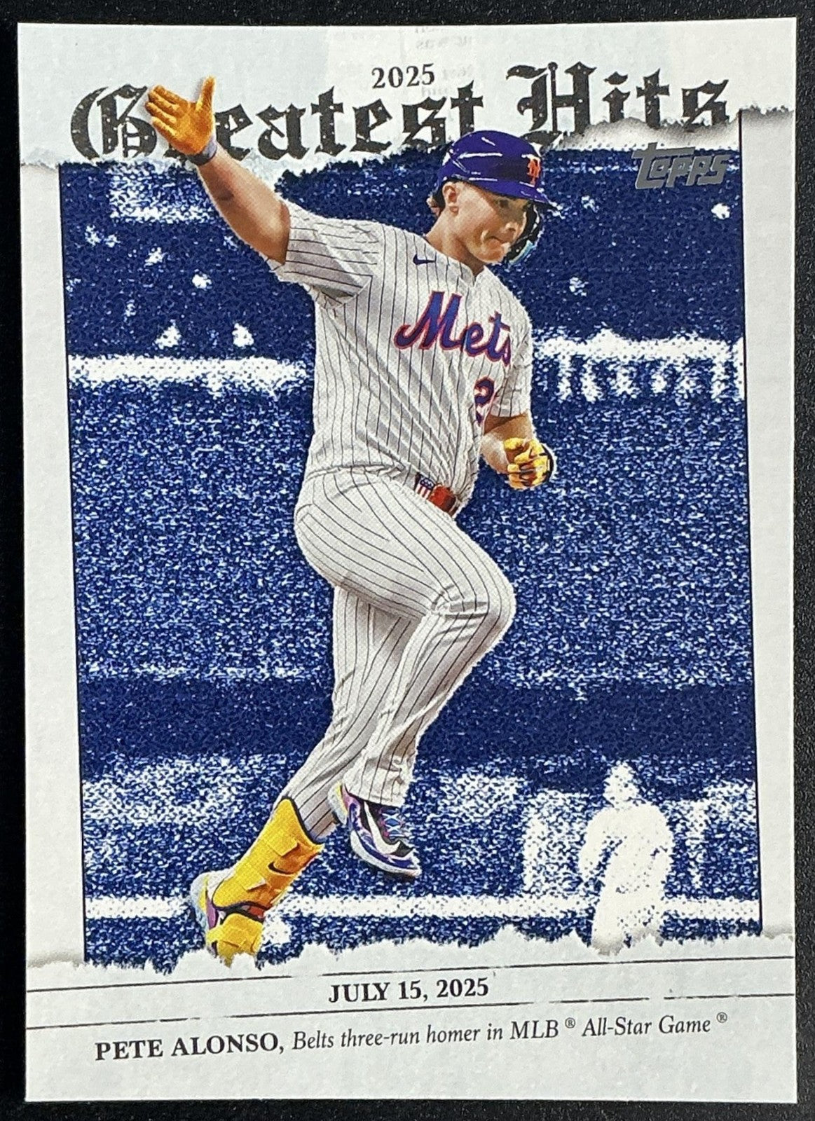 PETE ALONSO 2026 TOPPS SERIES 1 #GH-28 2025 GREATEST HITS METS