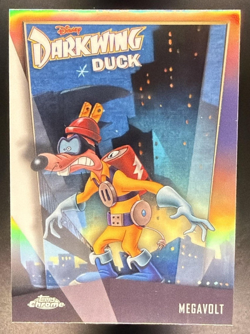 MEGAVOLT 2026 TOPPS CHROME DISNEY #DD-8 DARKWING DUCK 35TH ANNIVERSARY
