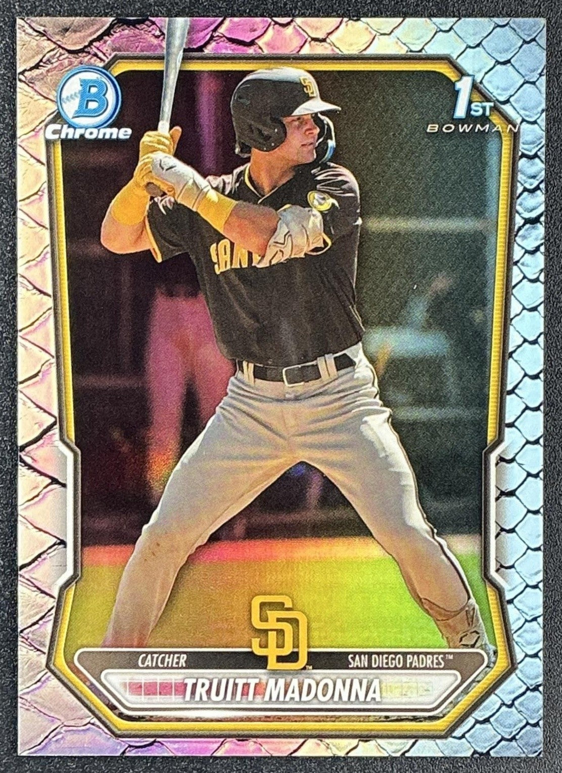 2026 Bowman Truitt Madonna #BCP-109 Chrome Reptilian Refractor 1st Prospect