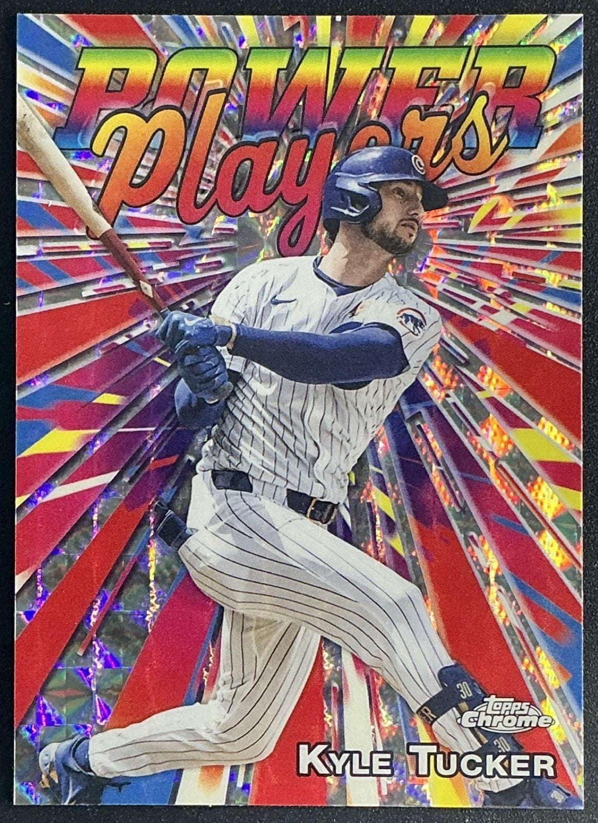 2025 Topps Chrome Update Kyle Tucker #PP-36 Power Players Geometric Refractor