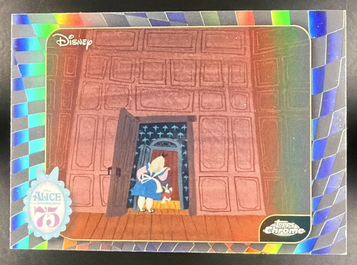 2026 Topps Chrome Disney Following the White Rabbit Alice in Wonderland 75th