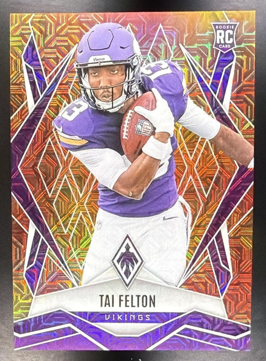 2025 Panini Phoenix Factory Set Tai Felton #171 Rookies Fireburst /350 RC