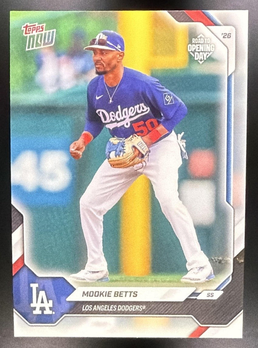 MOOKIE BETTS 2026 TOPPS NOW ROAD TO OPENING DAY #OD-272 DODGERS