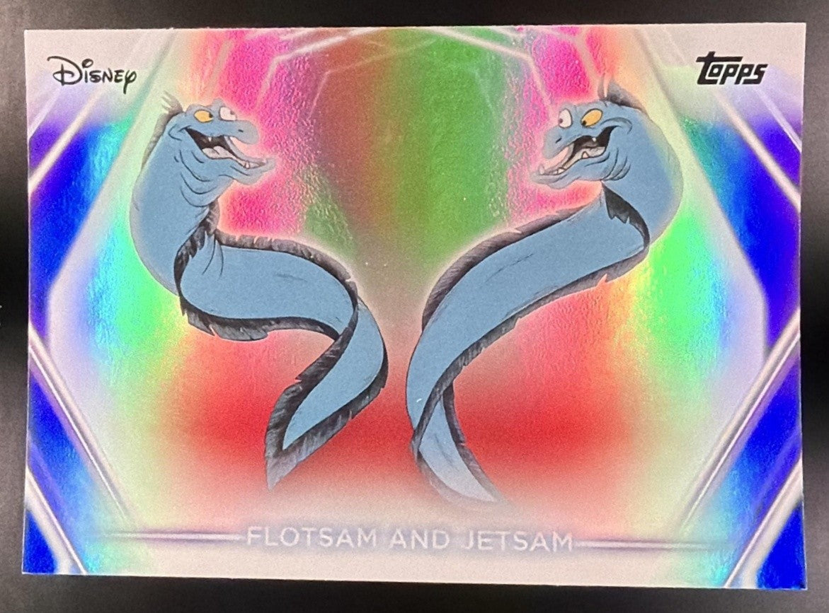 FLOTSAM AND JETSAM 2026 TOPPS DISNEY NEON #179 RAINBOW FOIL THE LITTLE MERMAID