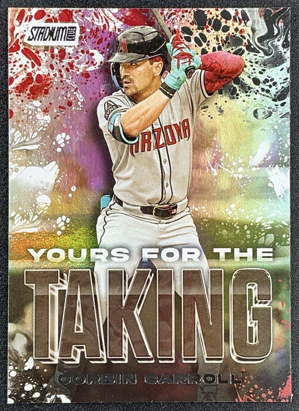 CORBIN CARROLL 2025 TOPPS STADIUM CLUB #YK-18 YOURS FOR THE TAKING DIAMONDBACKS