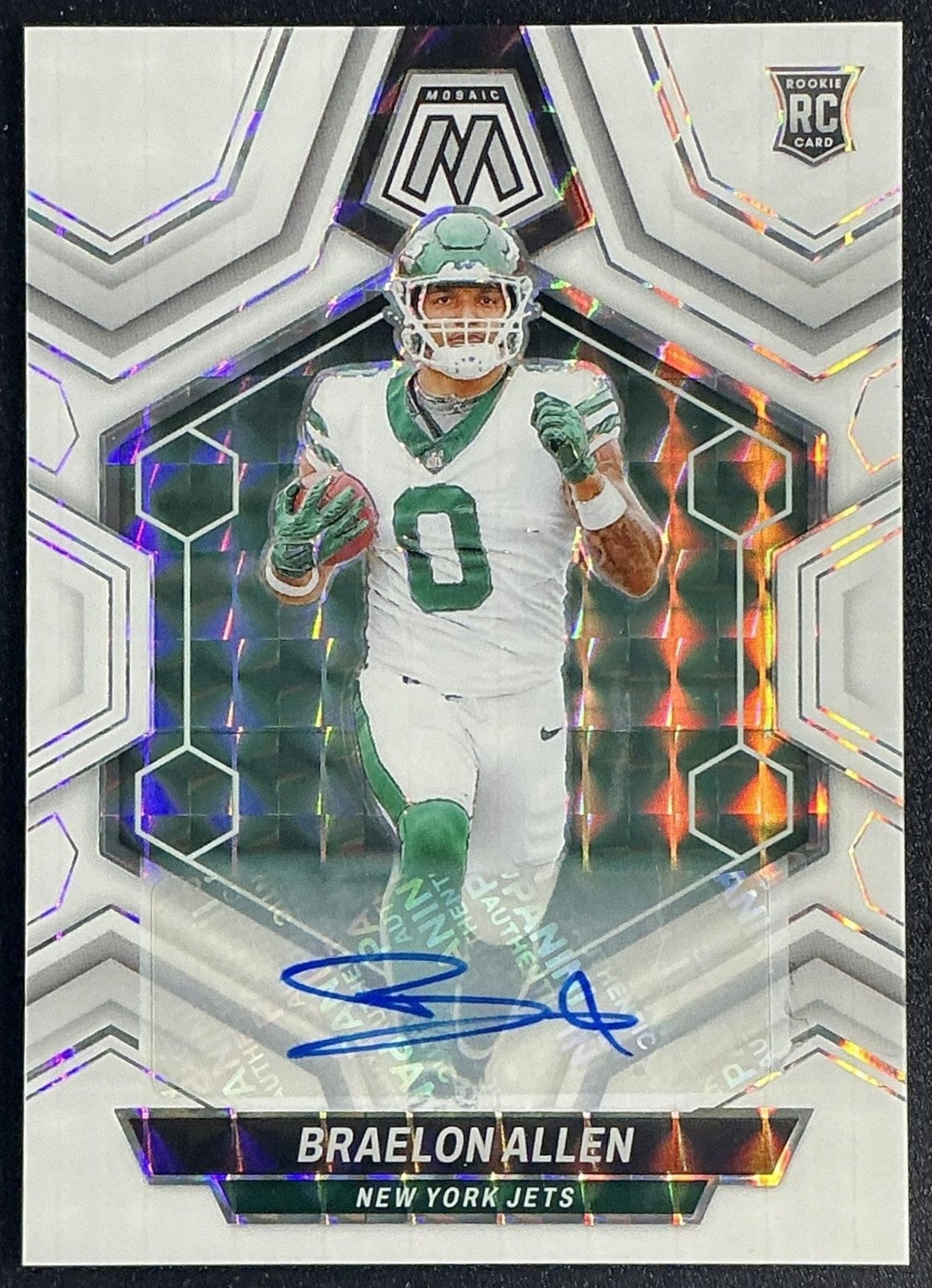 BRAELON ALLEN 2024 PANINI MOSAIC #389 ROOKIE AUTO RC JETS