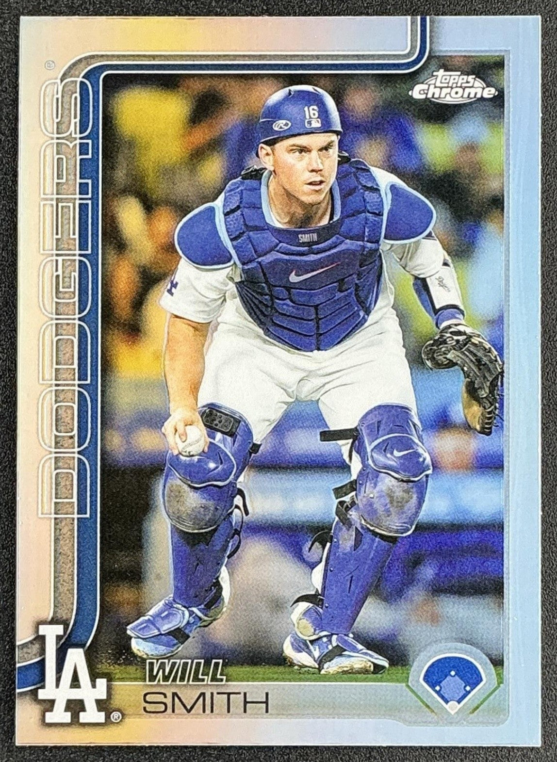 WILL SMITH 2025 TOPPS CHROME UPDATE #USC196 REFRACTOR DODGERS