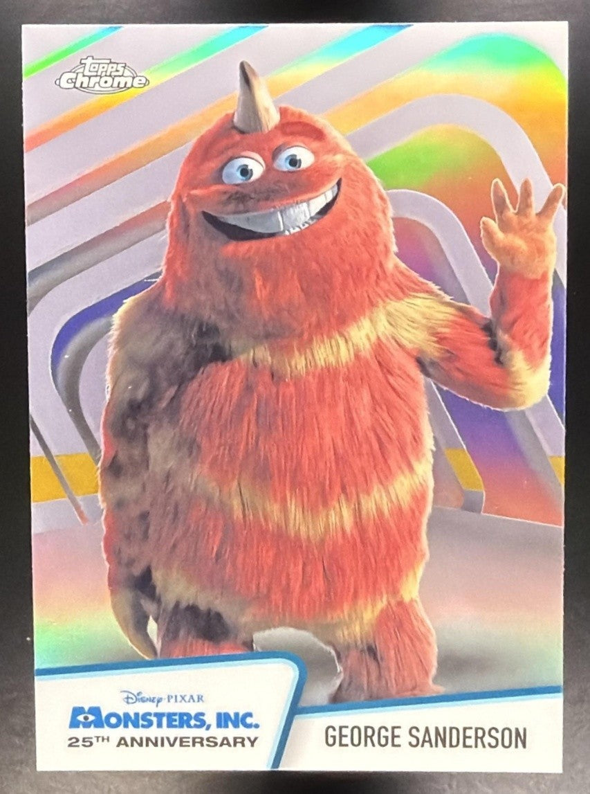 GEORGE SANDERSON 2026 TOPPS CHROME DISNEY #MI-4 MONSTERS, INC. 25TH ANNIVERSARY