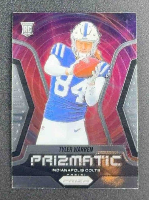TYLER WARREN 2025 PANINI PRIZM #15 PRIZMATIC RC COLTS