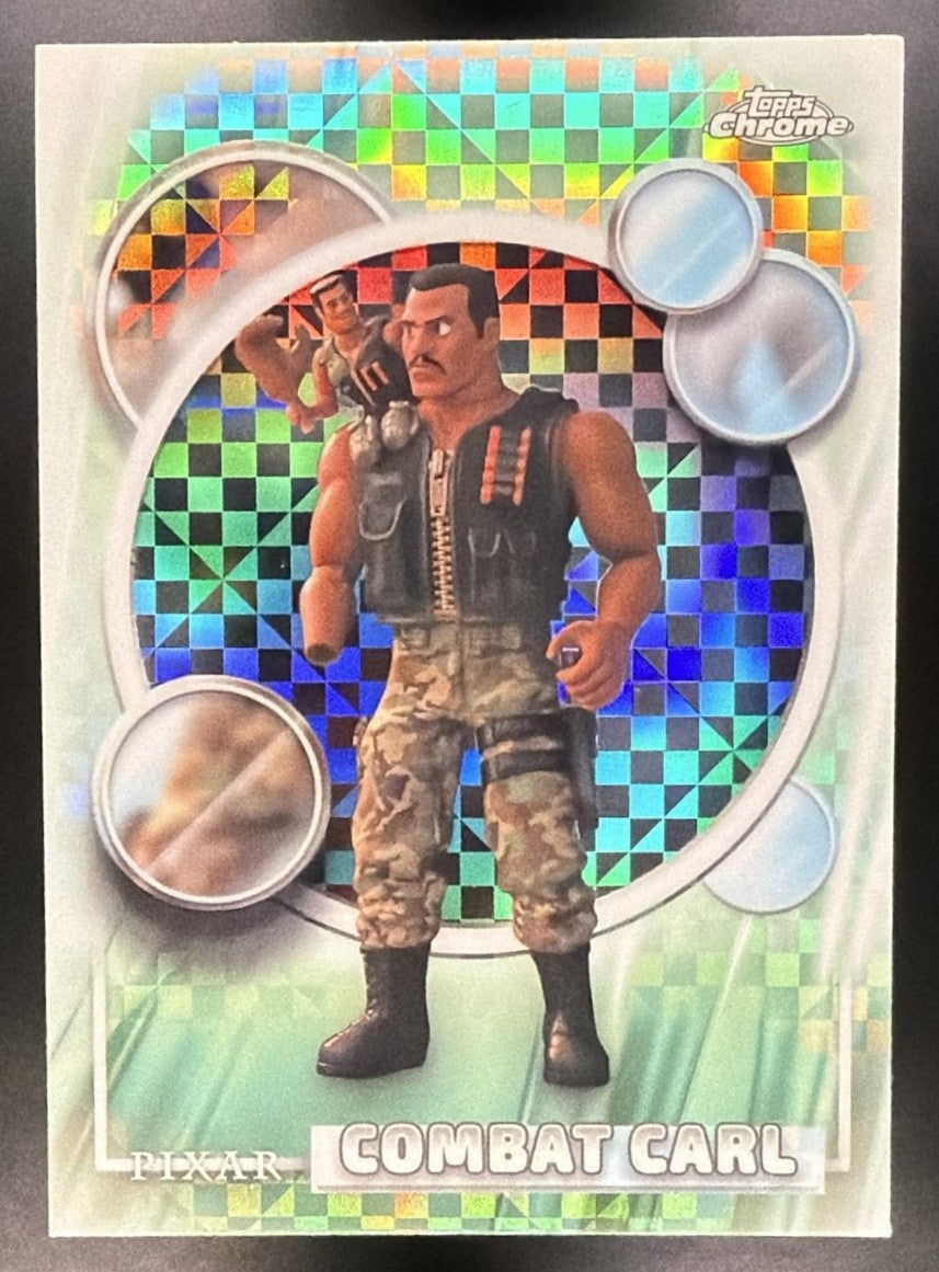 COMBAT CARL 2026 TOPPS CHROME DISNEY #190 X-FRACTOR NONE TOY STORY 4