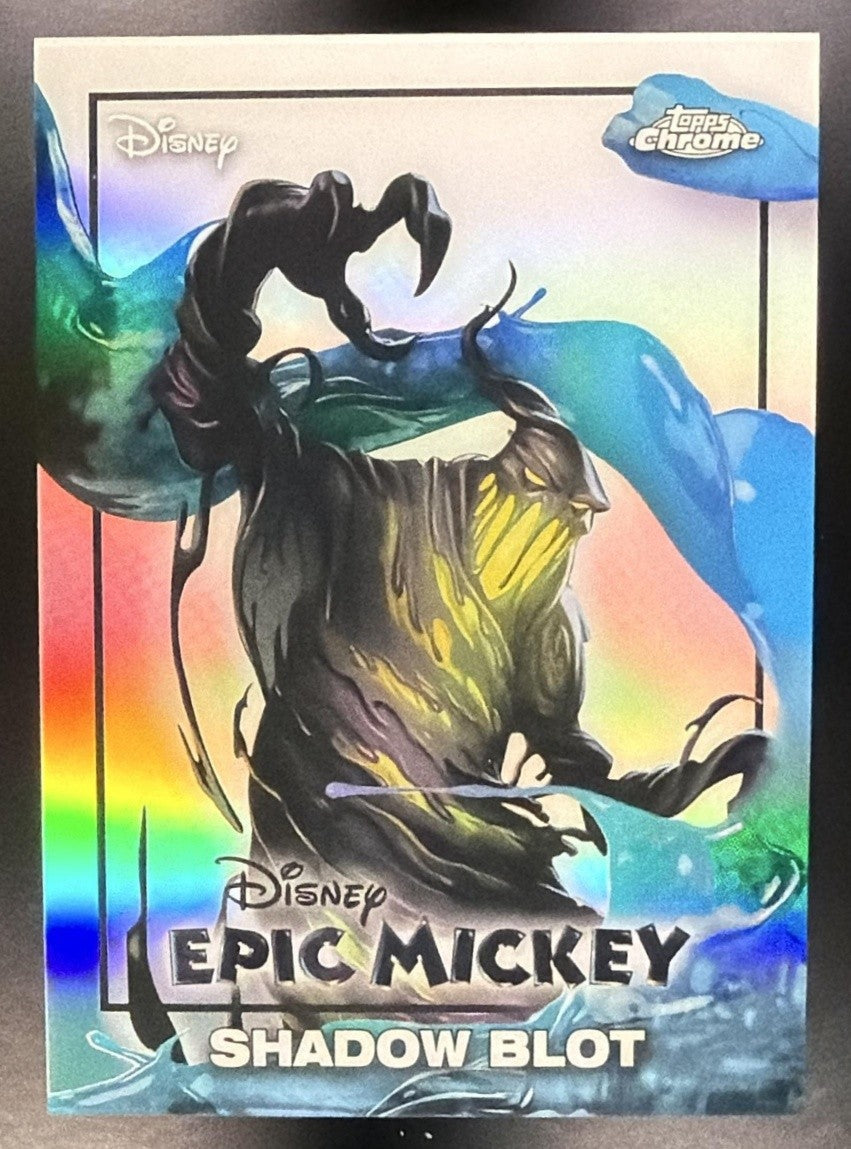 SHADOW BLOT 2026 TOPPS DISNEY NEON #EM-25 EPIC MICKEY